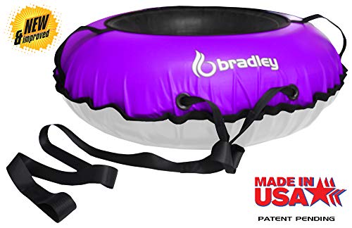 Snow Tubes with Heavy Duty Cover, 2 Pack Inflatable Sledding Tubes B90628