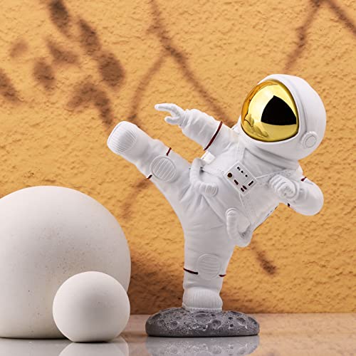 Astronaut Statue Gold Desk Decor X411