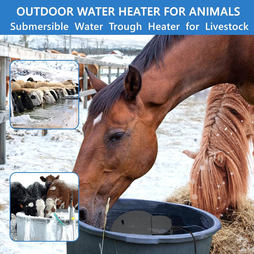 Submersible Bird Bath Heater 500W for Winter V153