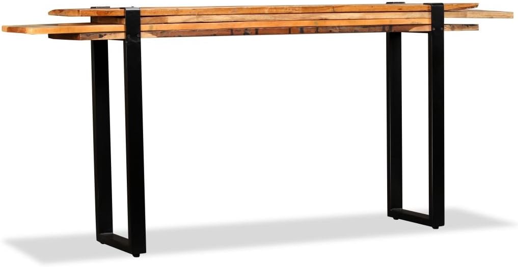 Console Table Length-Adjustable Side Table for Living Room Dining Room Hallway P870