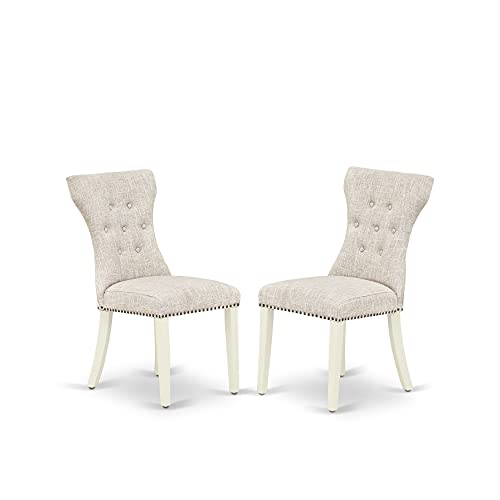 7 Piece Dining Table Set with 6 Upholstered Chairs F86799