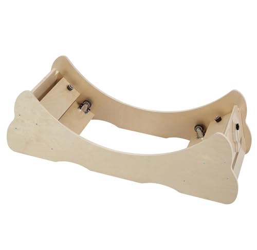 Cat Exercise Wheel for Indoor Cats, Wooden Running Wheel with Lock Feature A225233