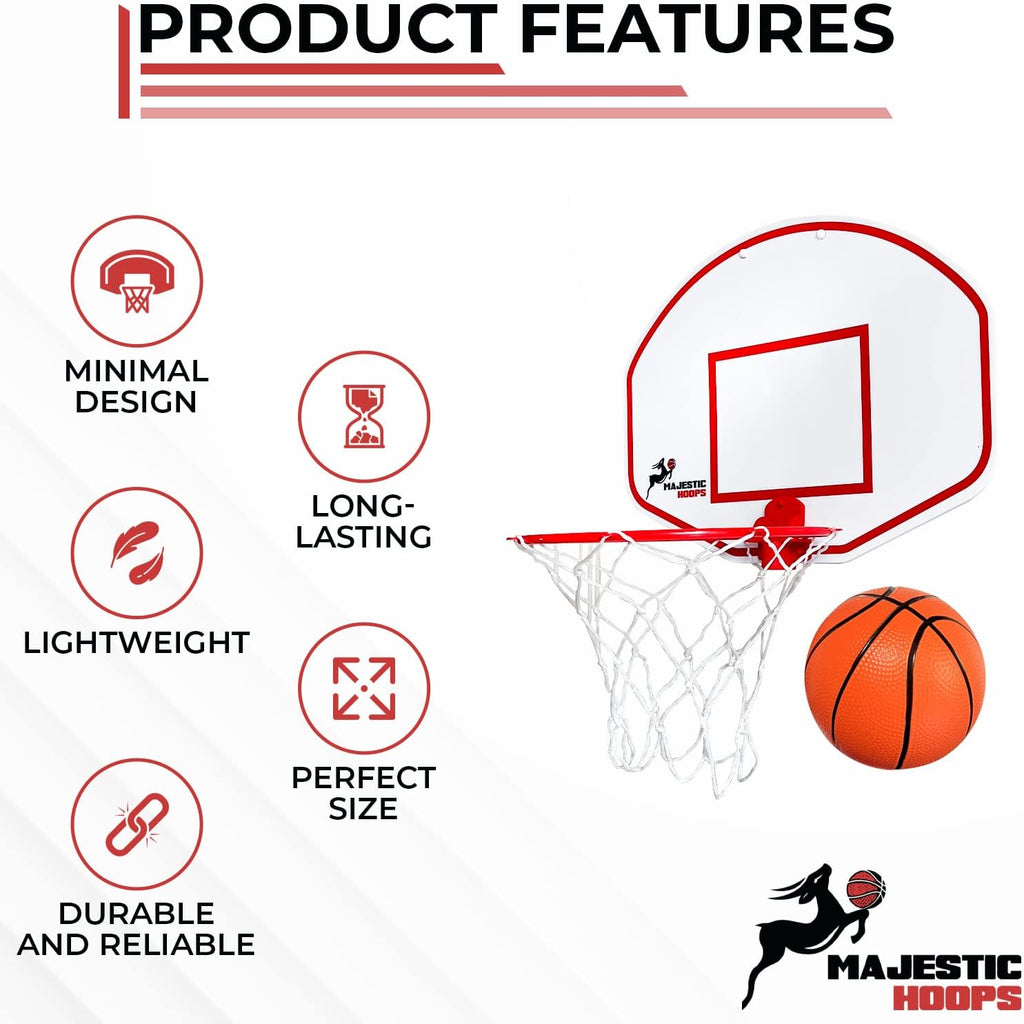 Indoor Basketball Hoop for Kids and Adults with Ball and Pump D1672