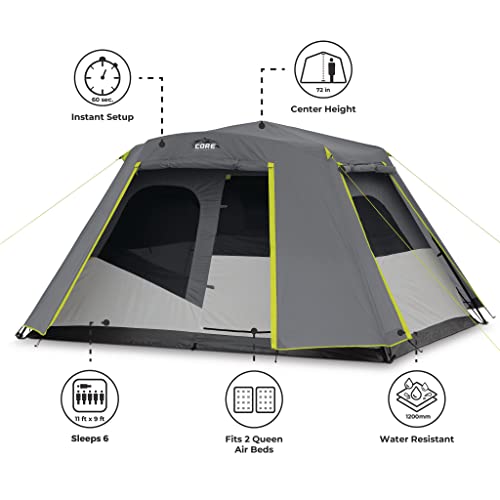 Large Multi Room Family Tent with Full Rainfly and Carry Bag N817060