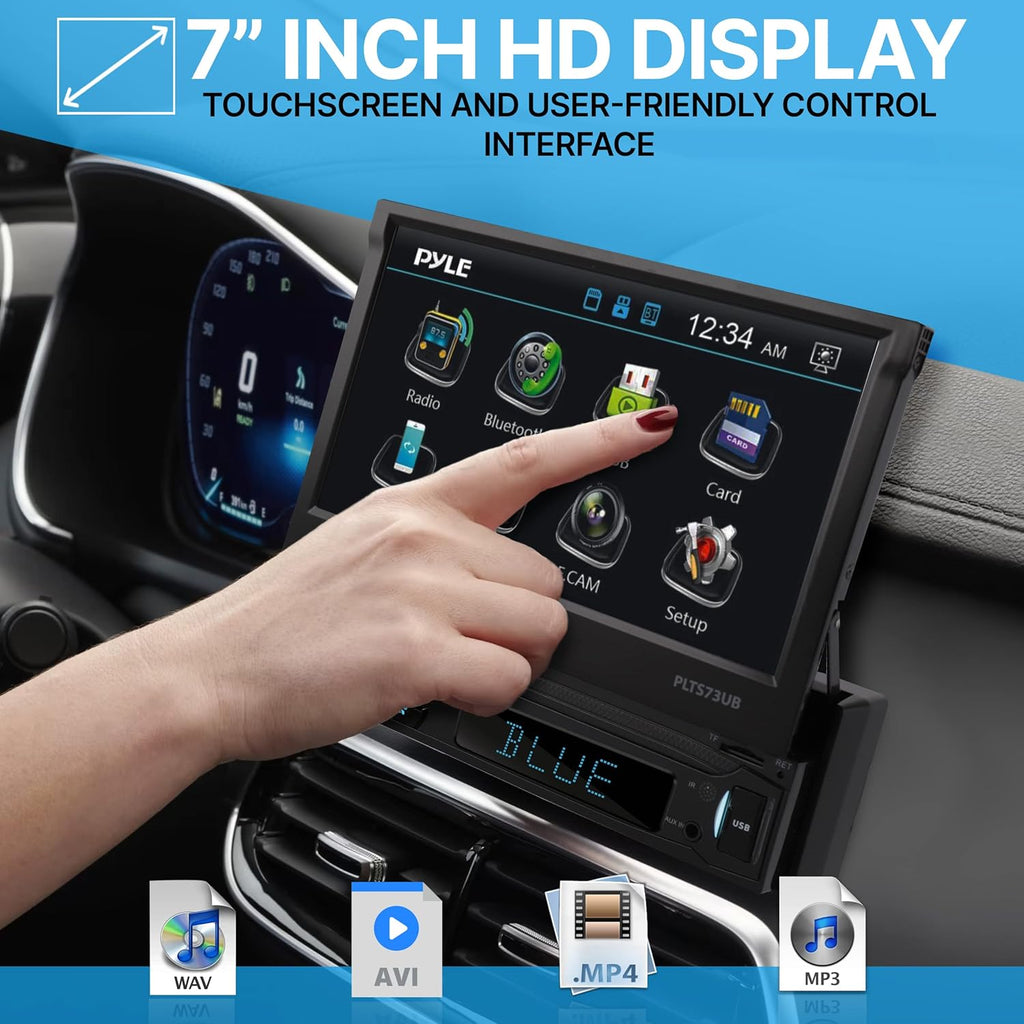 Car Stereo Video Receiver with 7" Touchscreen, Bluetooth, USB, SD, AM/FM Radio V542