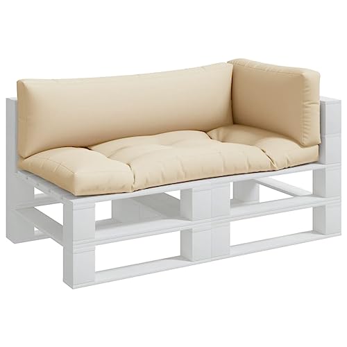 Pallet Sofa Cushions 3-Piece Set for Patio Garden Furniture, Taupe A996