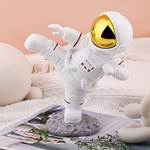 Astronaut Statue Gold Desk Decor X411