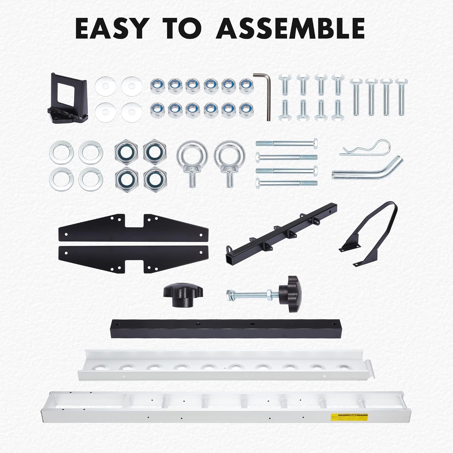 Aluminum Motorcycle Carrier, Hitch-Mounted Dirt Bike Rack with Loading Ramp N955071
