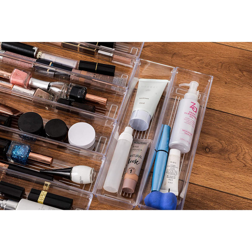 Plastic Drawer Organizer Tray for Vanity Cabinet, Set of 8 P4120