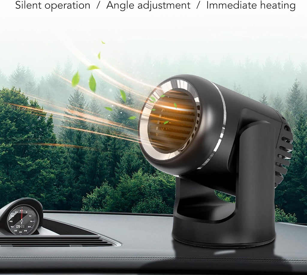 Portable Car Windshield Defroster Demister, 12V 200W, 360 Degree Base L22306