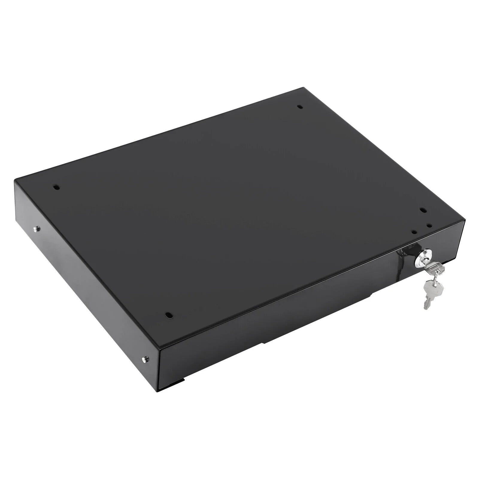 Under Desk Mounted Iron Drawer Storage with Keys E4804