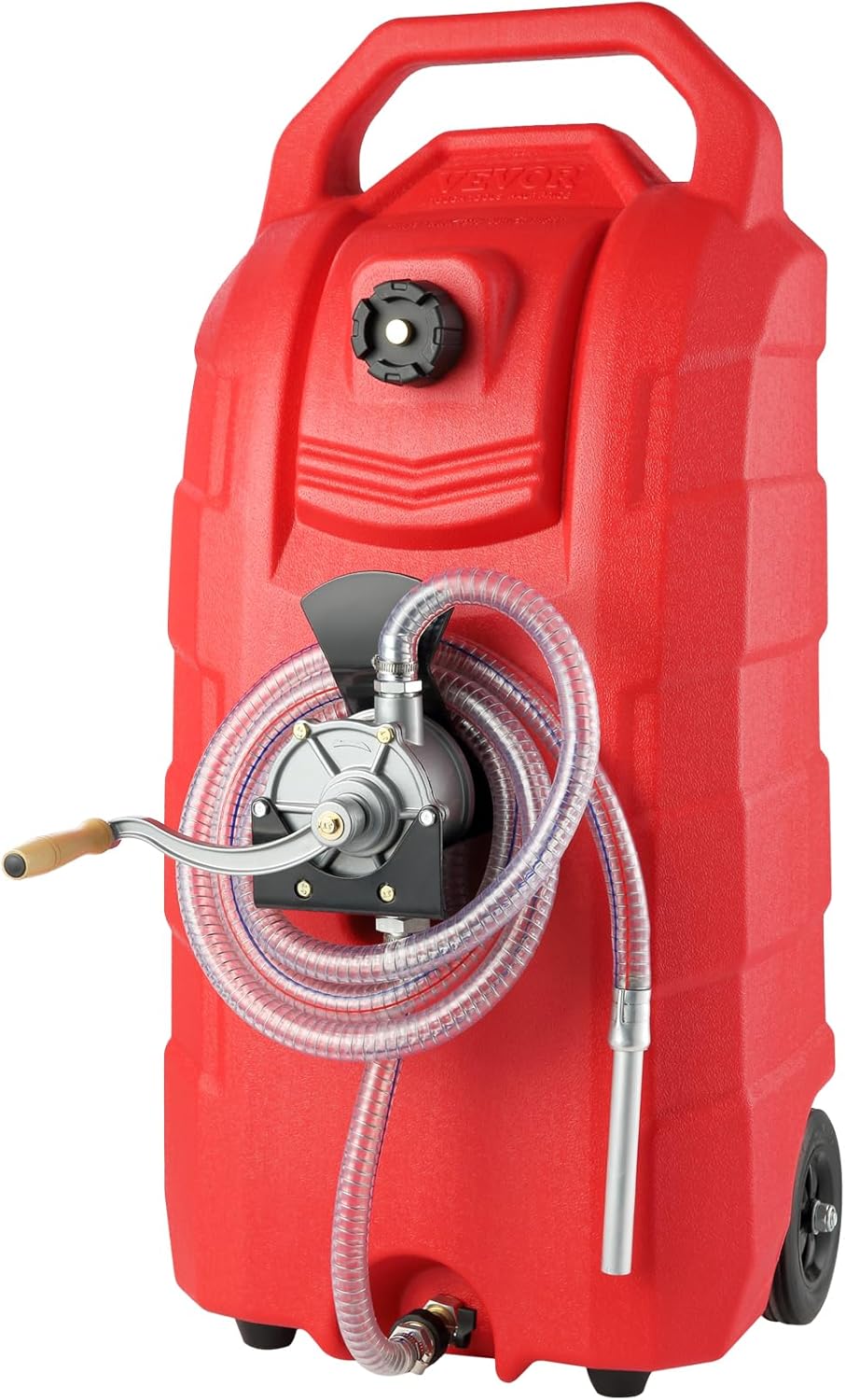 16 Gallon Fuel Caddy, Portable Gas Storage Tank with Hand Pump K172