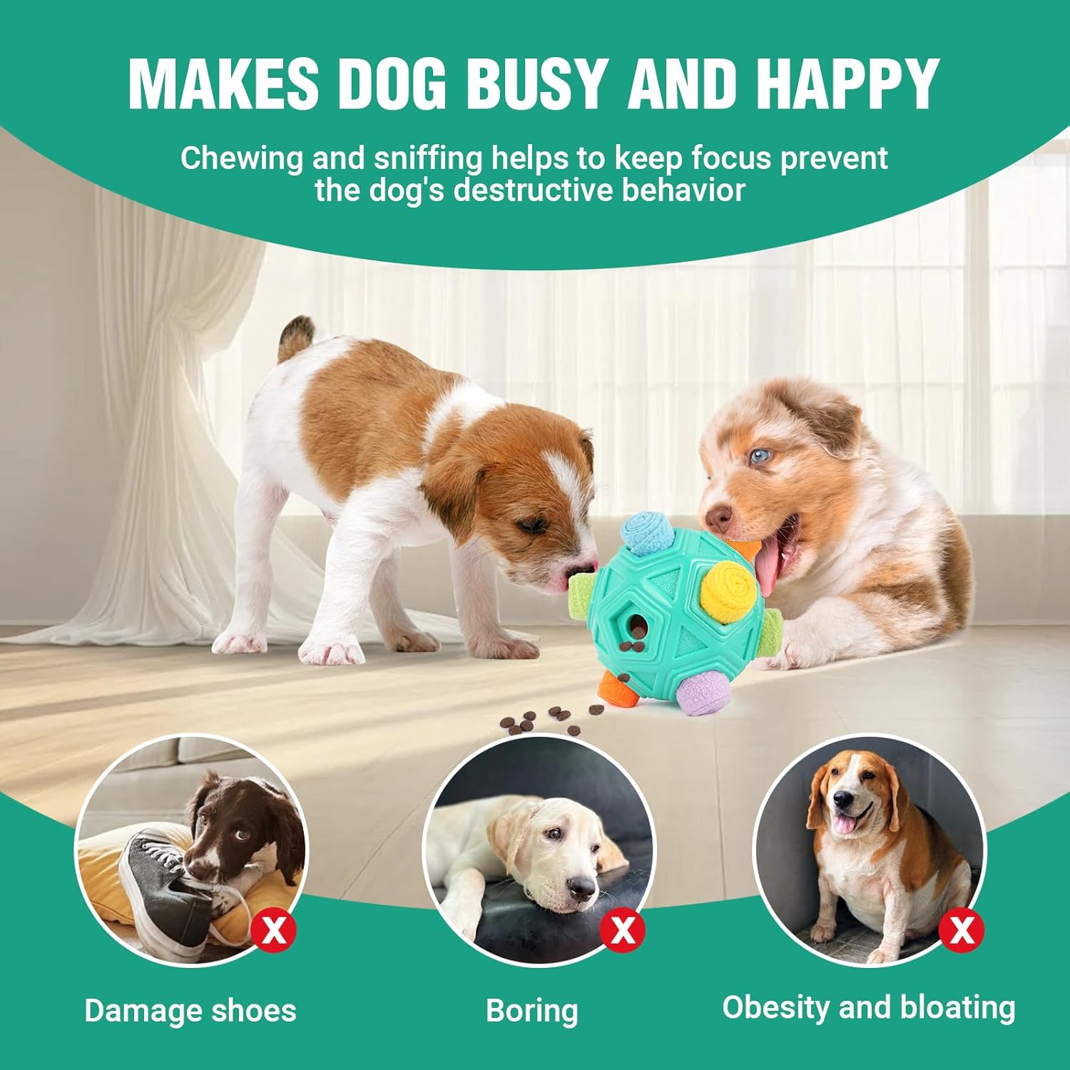 Snuffle Ball for Slow Food Training and Treat Dispensing A887