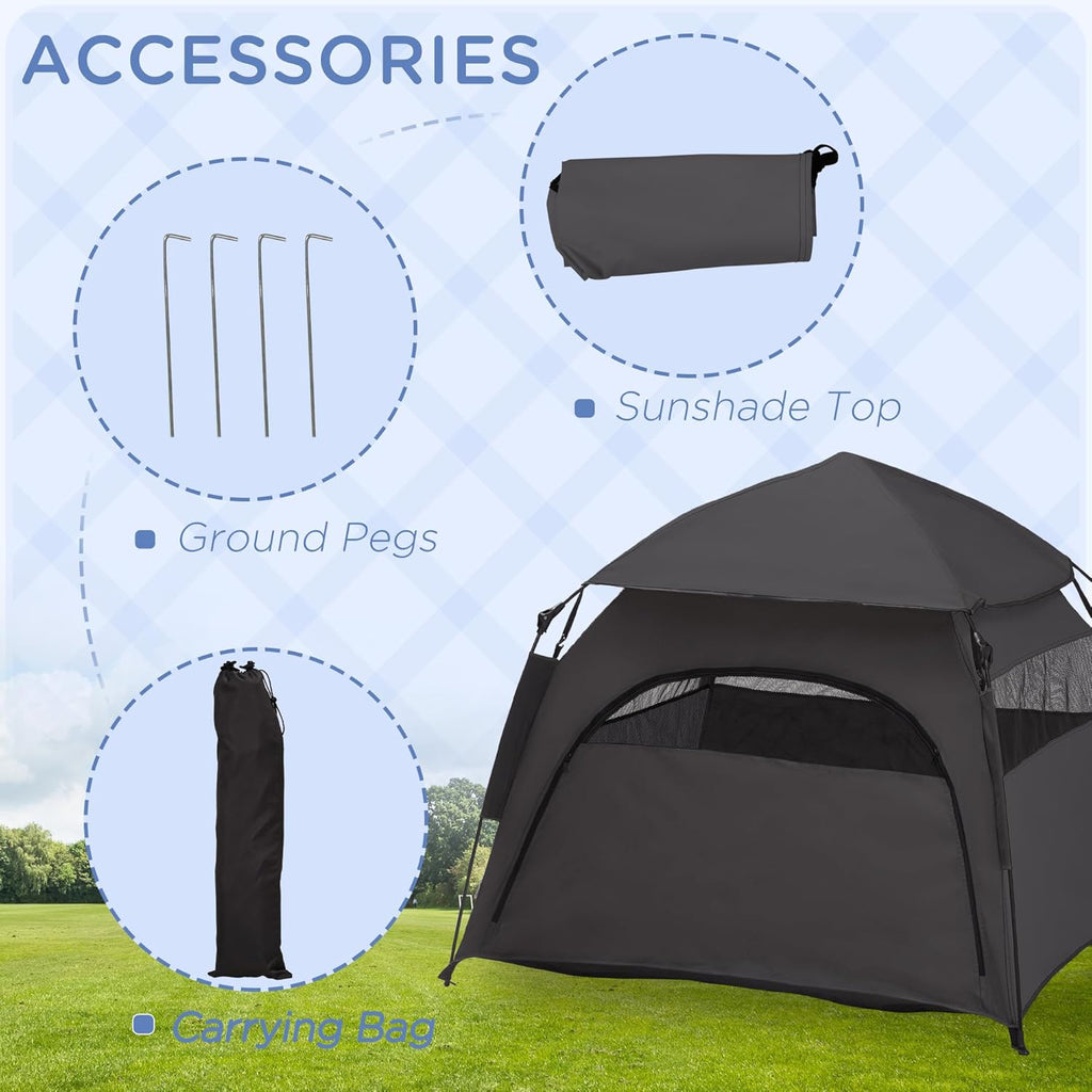 Pop Up Dog Tent for Large Dogs, Portable Pet Camping Tent with Carrying Bag N600197
