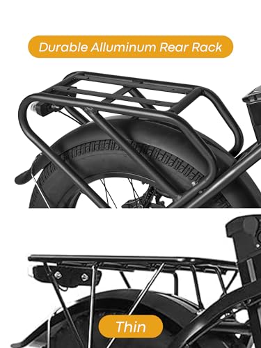 Folding Electric Bike for Adults, 750W Motor, 20.8Ah Removable Battery W6936