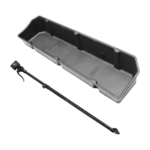 Truck Bed Storage Cargo Organizer with Adjustable Bar W12428
