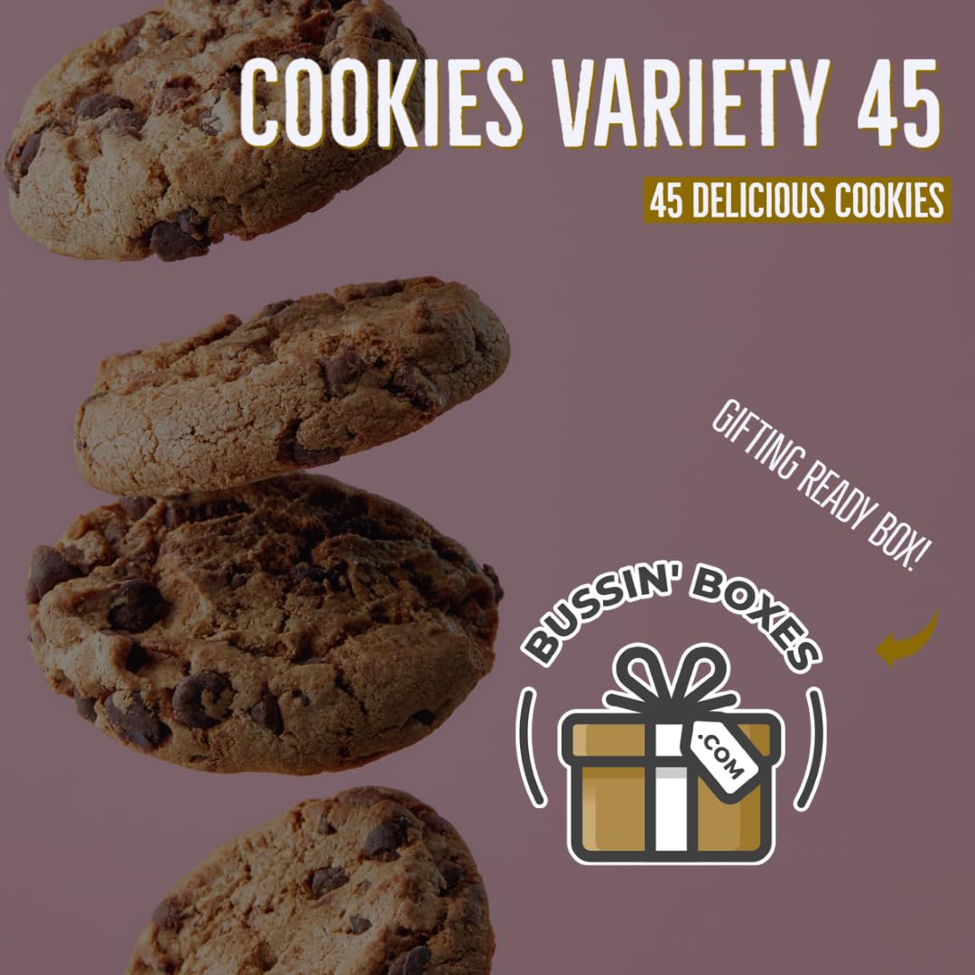 Individually Wrapped Bulk Cookie Variety Pack (45 Count) U671