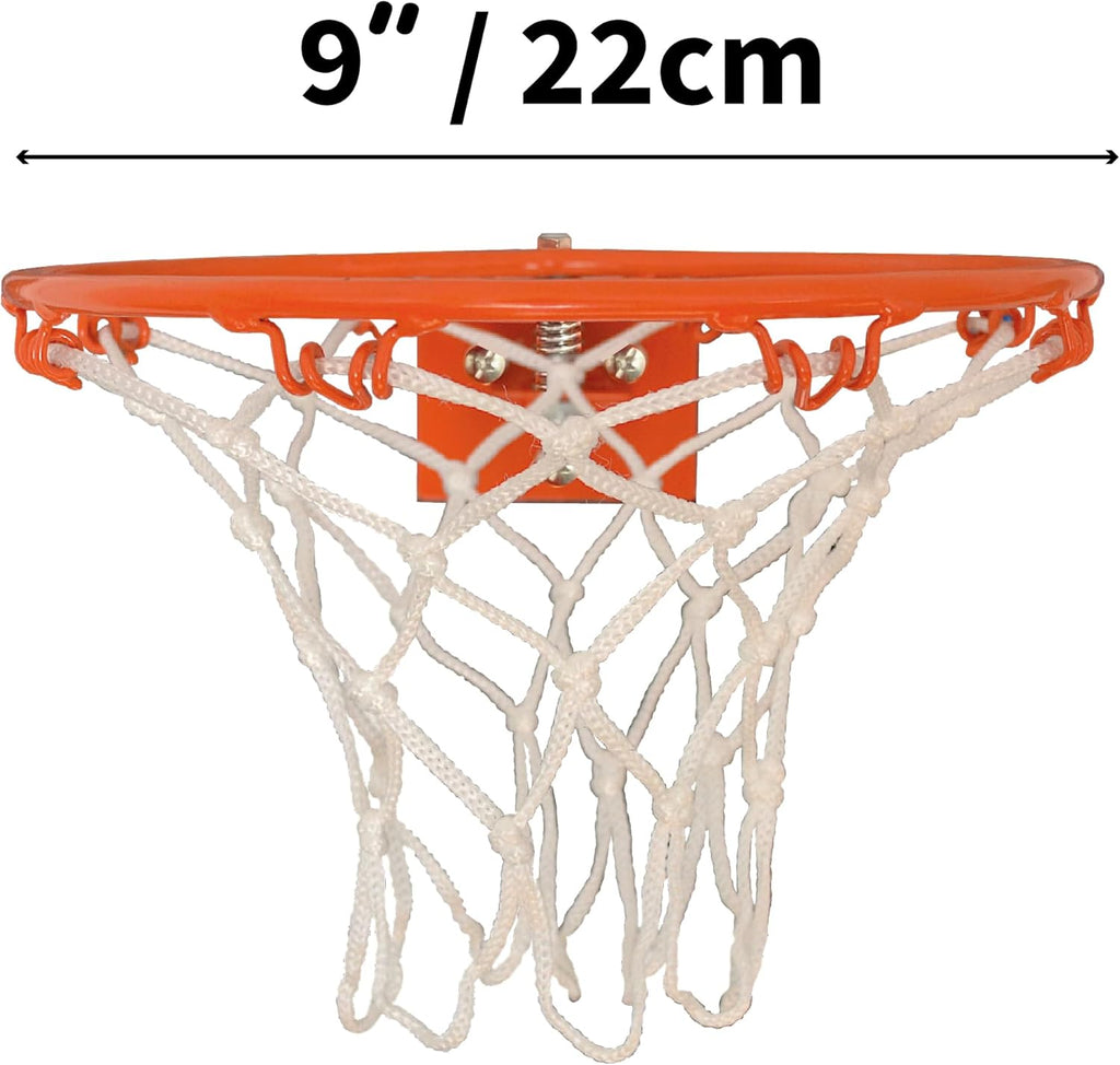 Mini Basketball Hoop for Door with Noise Reduction, 2 Balls and Pump Included P589