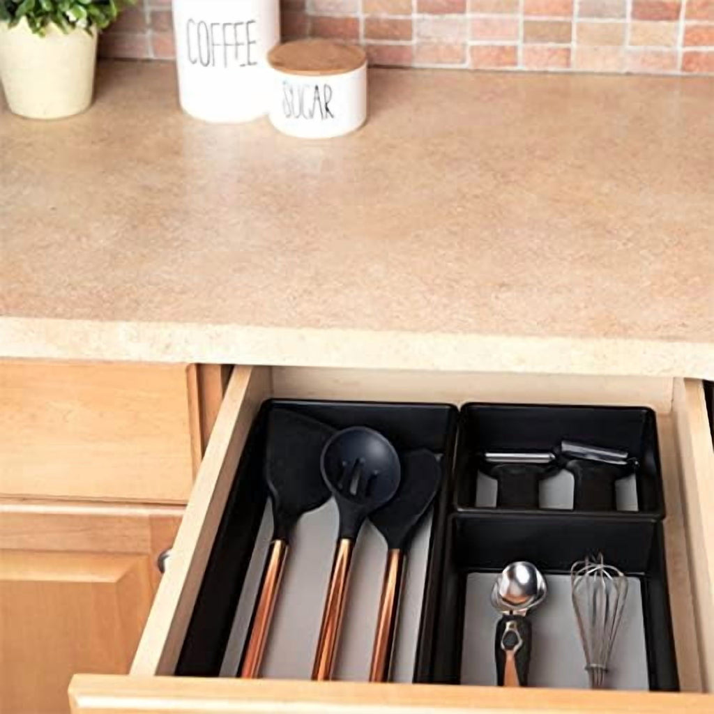 Drawer Organizers 3-Size Storage Tray, 6 Pcs U942