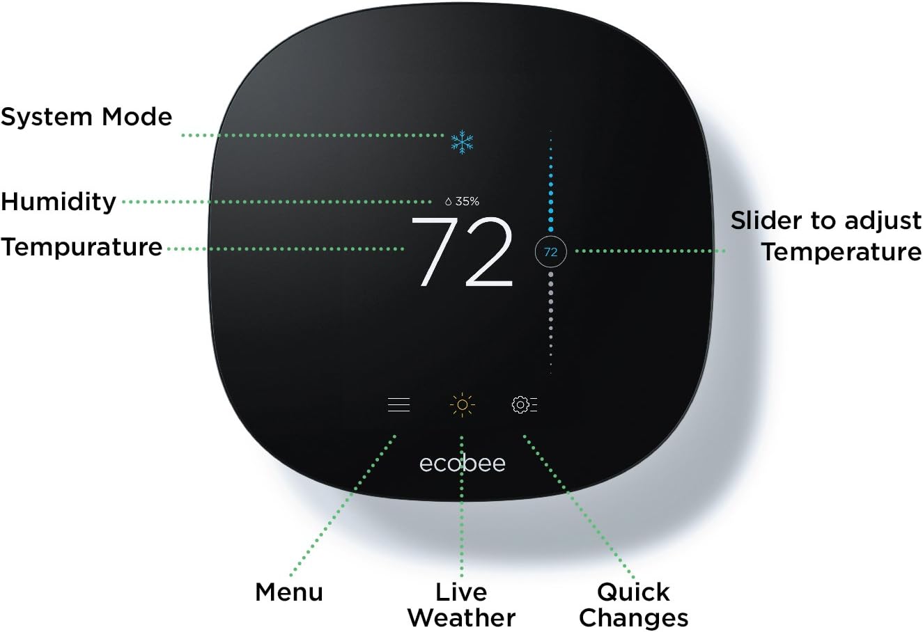Thermostat with Wi-Fi and Alexa Compatibility K7548