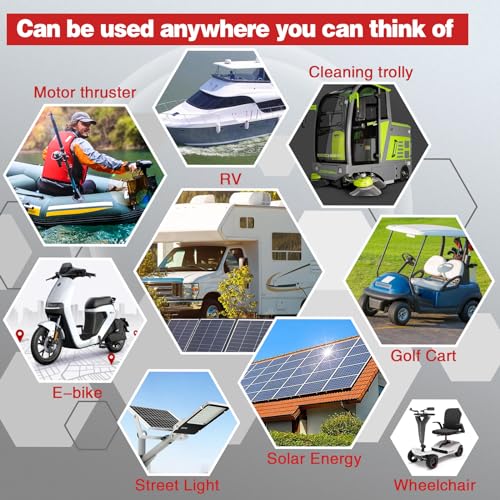 12V 300Ah LiFePO4 Lithium Battery with 250A BMS for RV, Marine, Off Grid Q85683