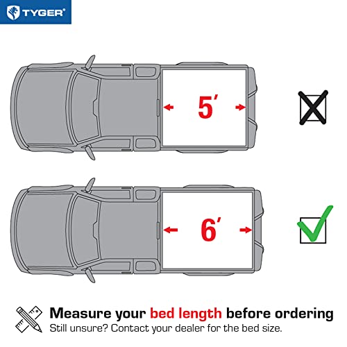 Soft Tri-fold Truck Bed Tonneau Cover for 6 ft Bed Z976113