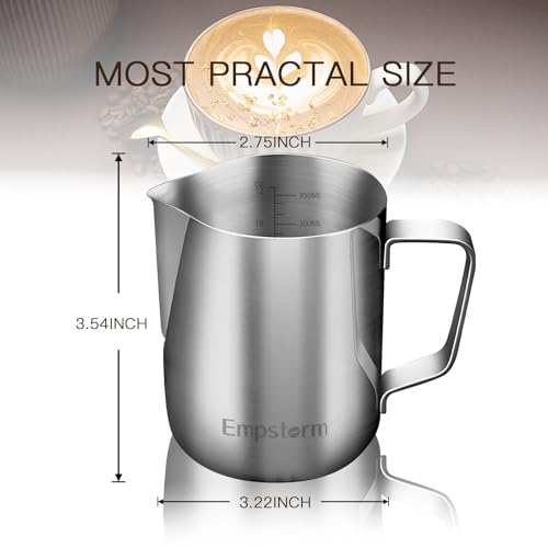 Espresso Machine with Milk Frother, Compact for Cappuccino and Latte U78776
