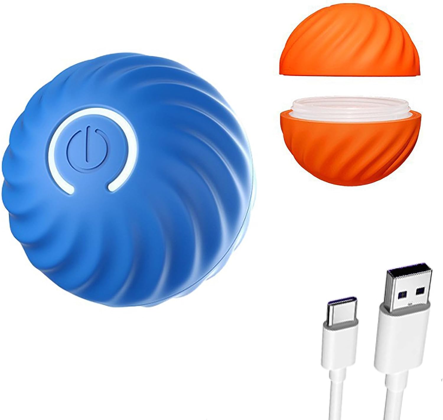 Smart Interactive Dog Toys Ball,Replaceable, Rechargeable,Motion Activated Automatic Rolling Ball Toys for Small/Medium Dog and Puppy Cat,Fun Gift for Boredom