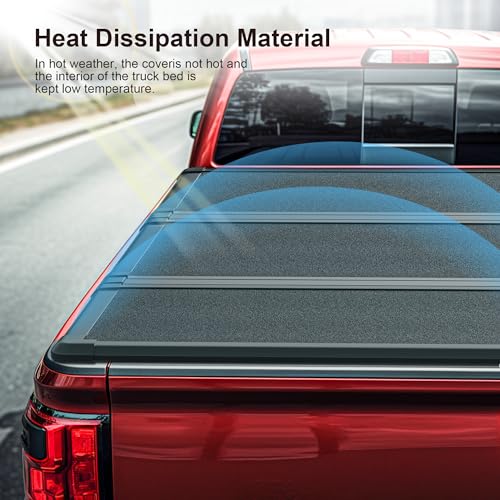 Hard Tri-Fold Truck Bed Tonneau Cover for RAM 1500 2500 3500 2003-2024 H751