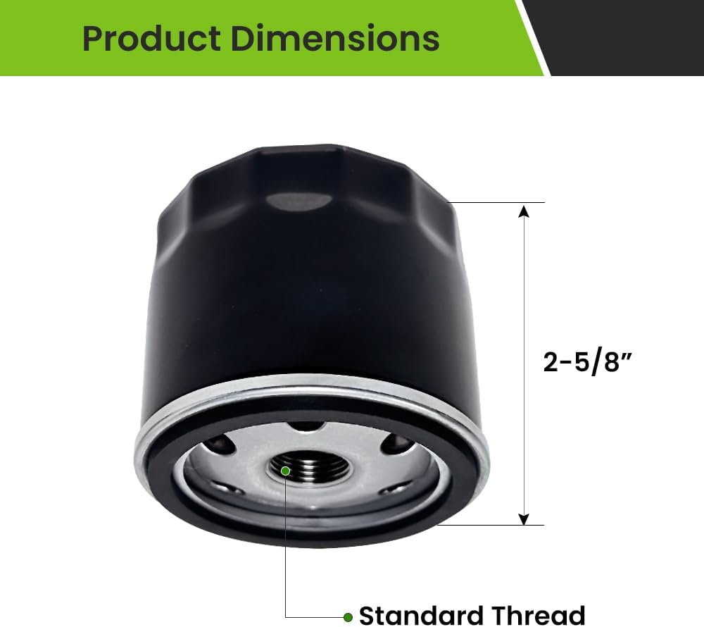 Oil Filter for Lawn Mower, 4 Pack K190