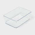 6x9Drawer Flatware Organizer - Clear PETG In-Drawer Storage Tray, Contemporary Kitchen Organizer