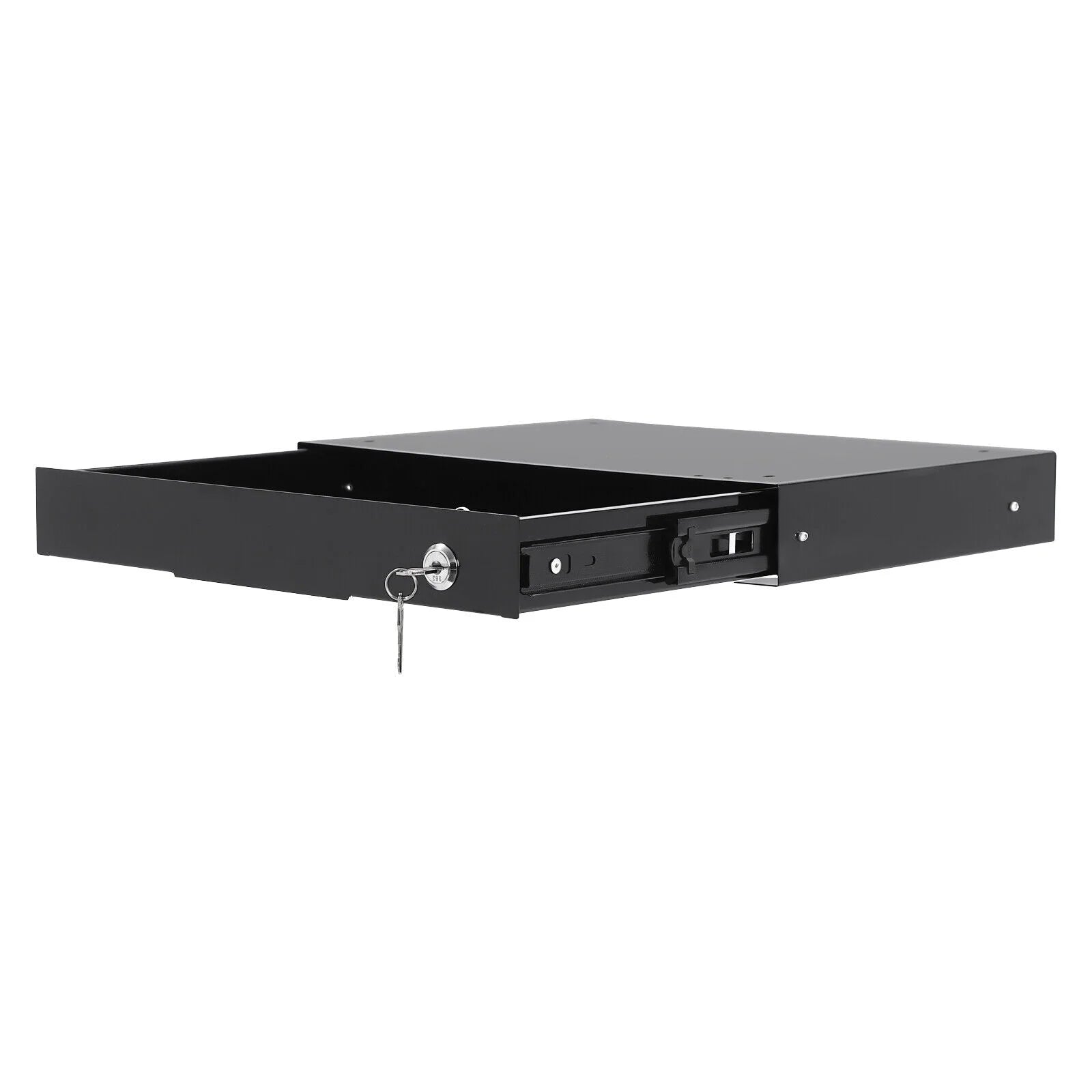Under Desk Mounted Iron Drawer Storage with Keys E4804
