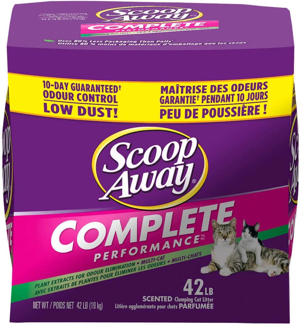 Scoop Away Complete Performance, Scented Cat Litter, 42 Pounds