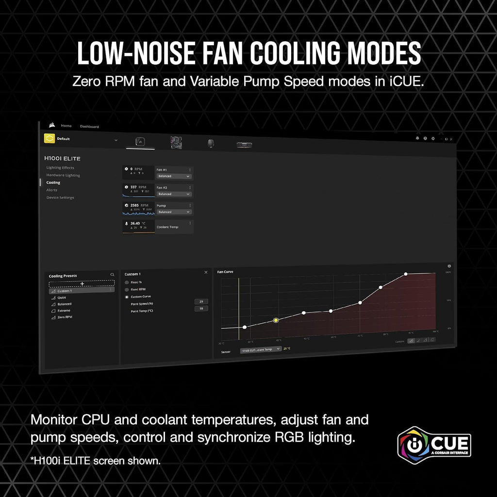 Liquid CPU Cooler 240mm Radiator with RGB Fans B22185