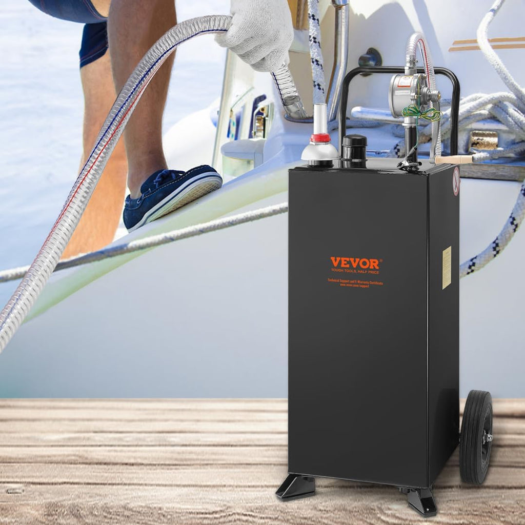Fuel Caddy 30 Gallon with Wheels and Manual Transfer Pump J54168