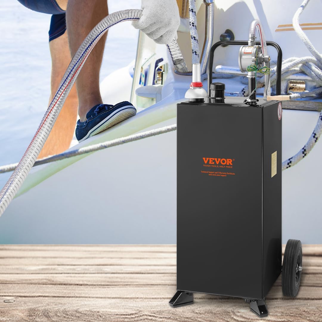 Fuel Caddy 30 Gallon with Wheels and Manual Transfer Pump J54168