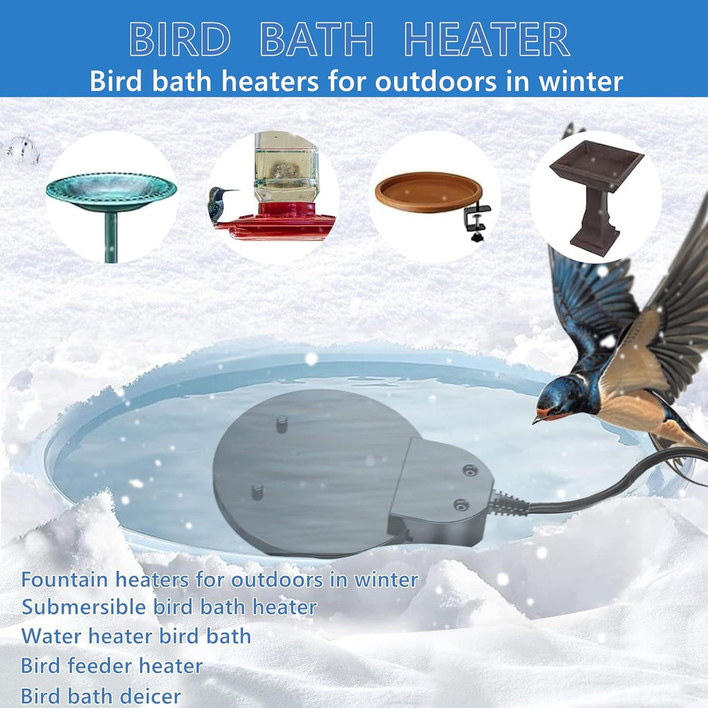 Submersible Bird Bath Heater 500W for Winter V153