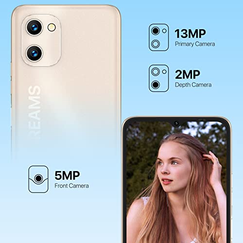 Unlocked Smartphone with 6.52" Screen, 5150mAh Battery U72227