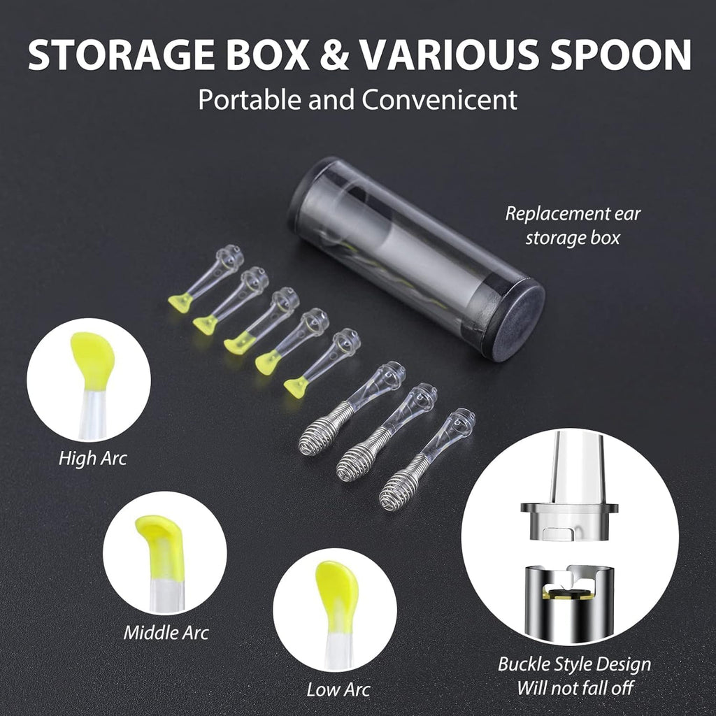 Ear Wax Removal Tool with 1296P Camera, 6 LED Lights and WiFi X1510