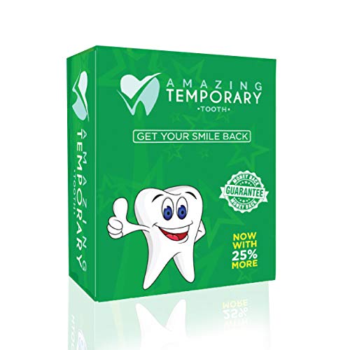(Natural Shade) Amazing Temporary Tooth Replacement Kit, Temp Missing Teeth Repair, Available in Natural or Bright Shade
