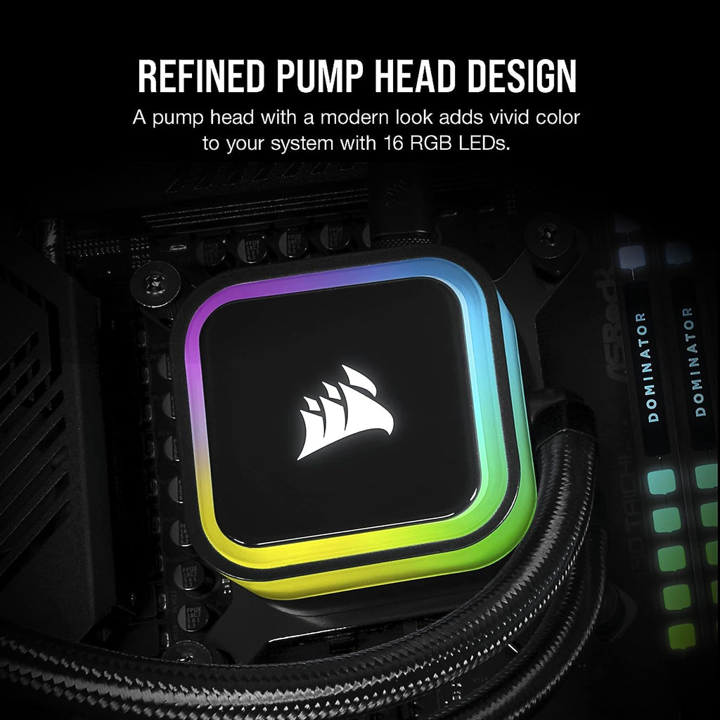Liquid CPU Cooler 240mm Radiator with RGB Fans B22185