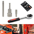 Hard Top Screws Door Removal Torx Set Tool Kit Compatible for 2007-2024 Jeep Wrangler JK JL Rubicon Sahara Sports 2/4 Door Replace 68361574AB 82214166AB - Red