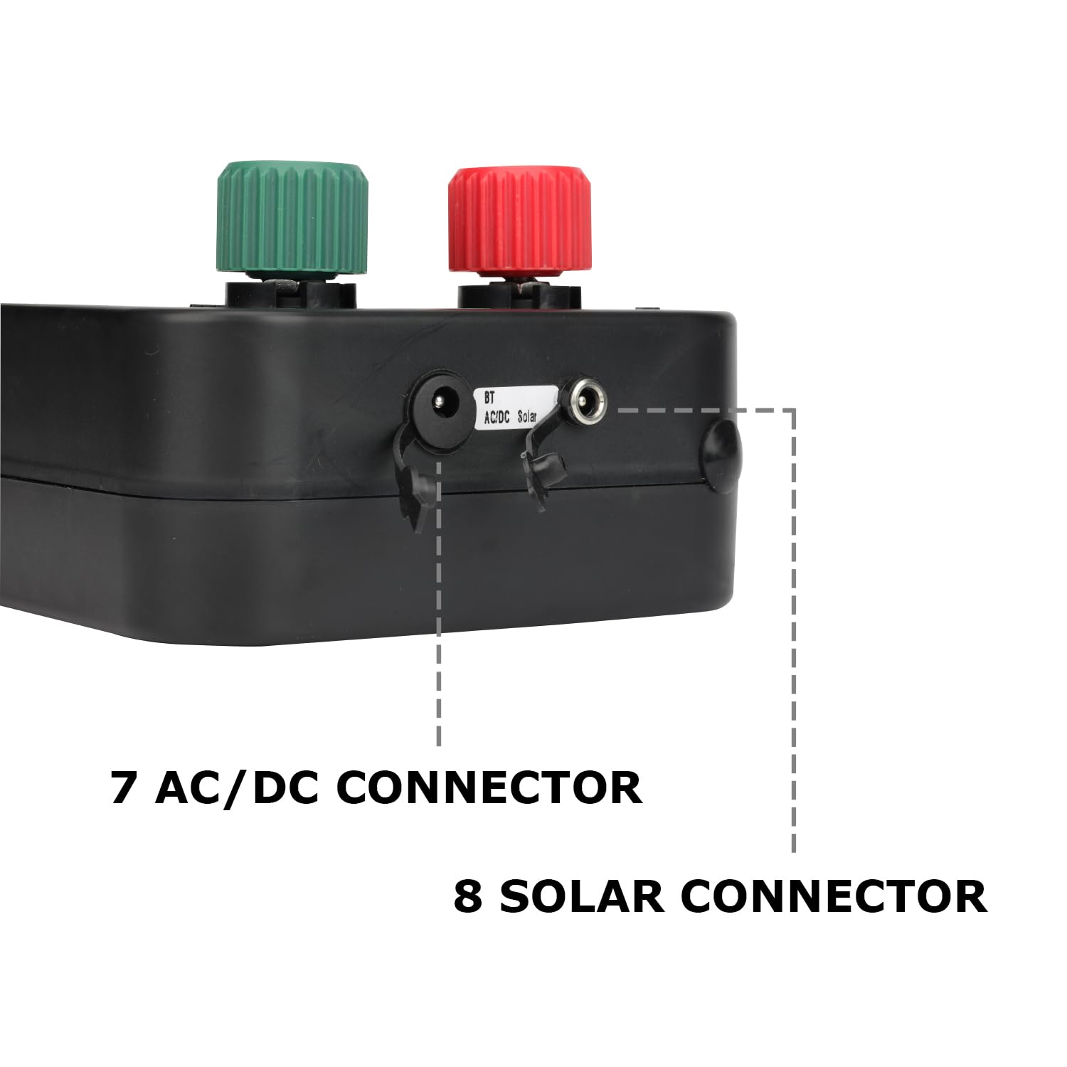 Solar Powered Electric Fence Charger 12V 0.3J Waterproof C592899