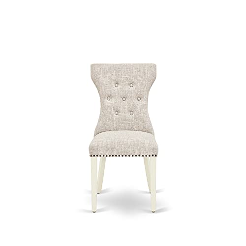 7 Piece Dining Table Set with 6 Upholstered Chairs F86799