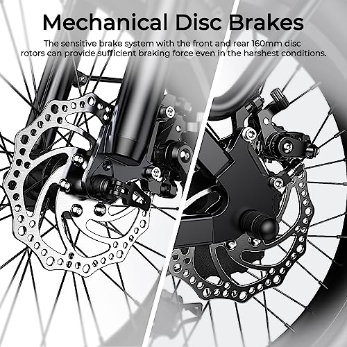 Electric Mountain Bike for Adults, 1500W Peak Motor 30mph, 26" Fat Tire, 48V Removable Battery, 7-Speed S619501