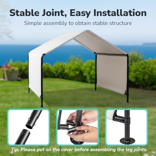 Dog Shade Tent Outdoor Shelter for Large Dogs with Waterproof Cover P856