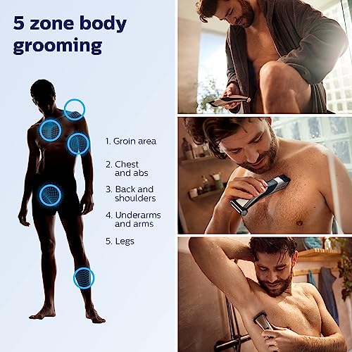 Bodygroom Trimmer & Shaver for Men, Showerproof X538