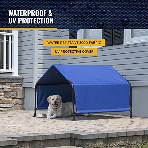 Outdoor Pet Shade Canopy Tent for Medium to Large Dogs Y824388