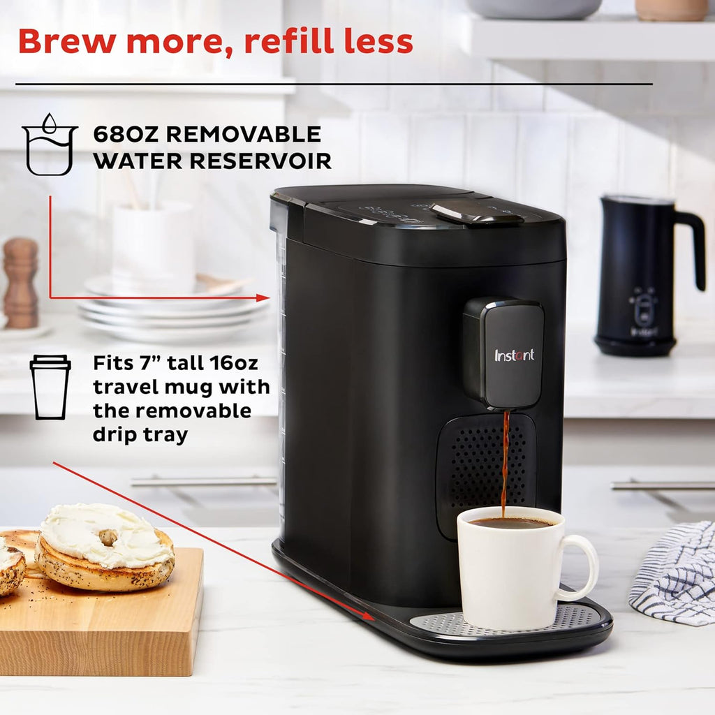 Espresso, K-Cup Pod and Ground Coffee Maker with Reusable Pod, 2 to 12oz Brew Sizes M285