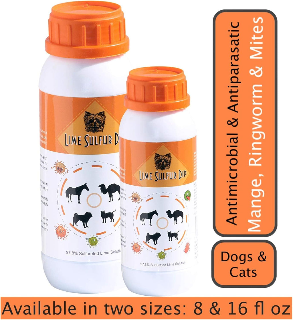 Lime Sulfur Dip for Dogs, Cats, Puppies, Kittens, Horses Q353151